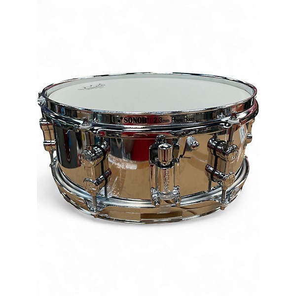 Used SONOR 12X4 AQ2 Snare Steele Drum