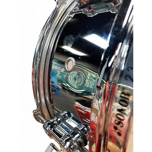 Used SONOR 12X4 AQ2 Snare Steele Drum