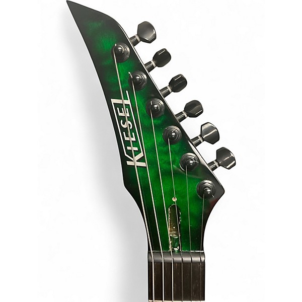 Used Kiesel ARIES GREEN Solid Body Electric Guitar