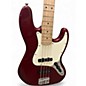 Used Squier Affinity Jazz Bass Candy Apple Red Electric Bass Guitar