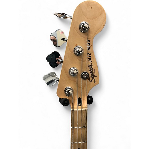 Used Squier Affinity Jazz Bass Candy Apple Red Electric Bass Guitar