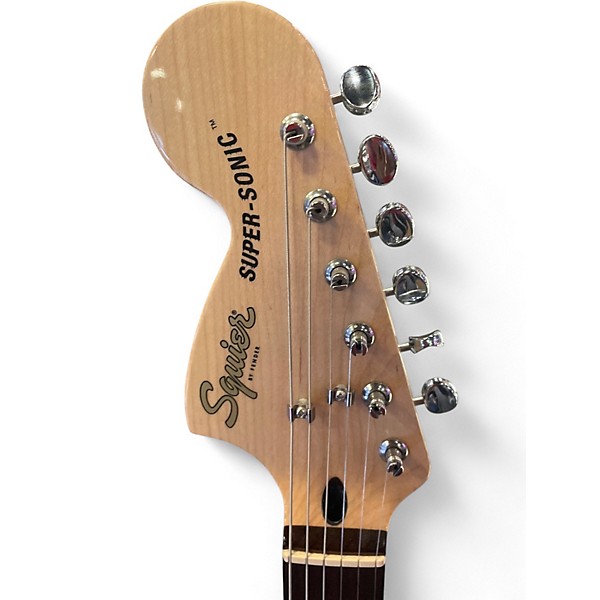 Used Squier SUPER SONIC GREY Solid Body Electric Guitar