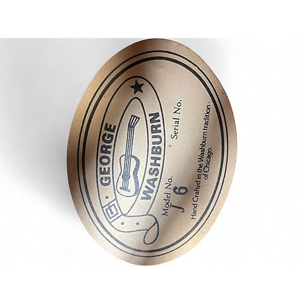 Used Washburn J6 Tobacco Sunburst Hollow Body Electric Guitar