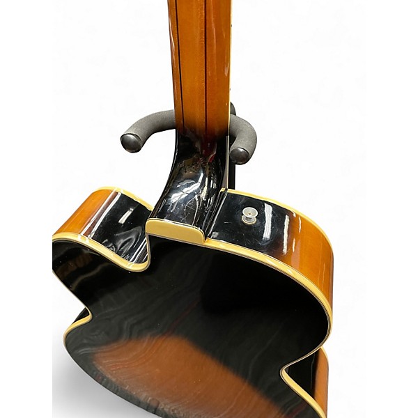 Used Washburn J6 Tobacco Sunburst Hollow Body Electric Guitar