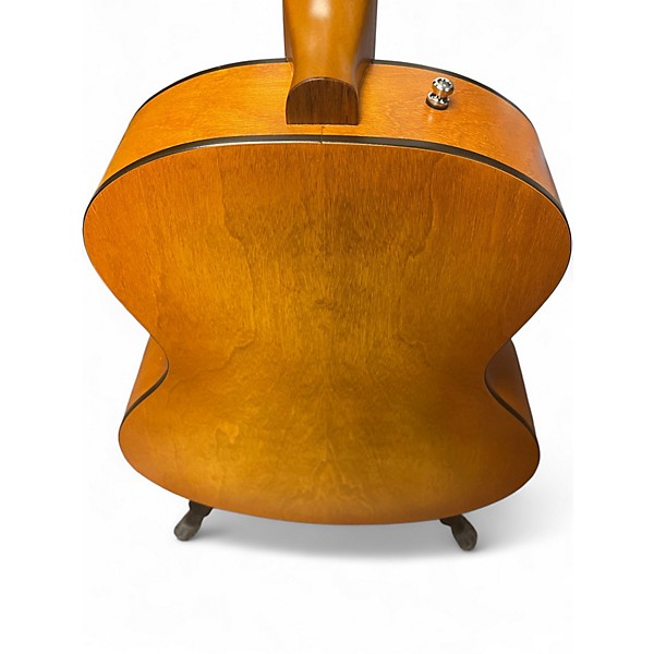 Used Godin 5th Avenue P90 Harvest Gold Amber Hollow Body Electric Guitar