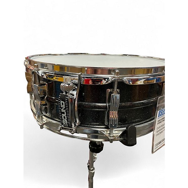 Used Ludwig 14X5 Acrolite Snare galaxy sparkle Drum