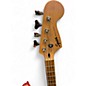 Used Squier Bronco Black Electric Bass Guitar