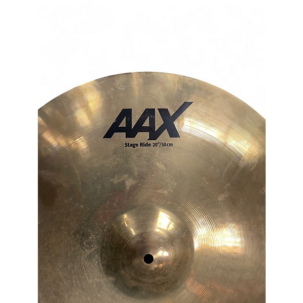Used SABIAN 20in AAX Stage Ride Cymbal