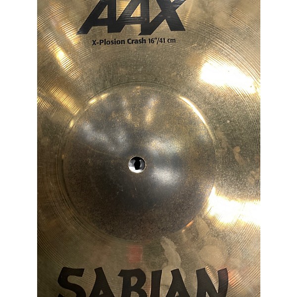 Used SABIAN 16in AAX Xplosion Crash Cymbal