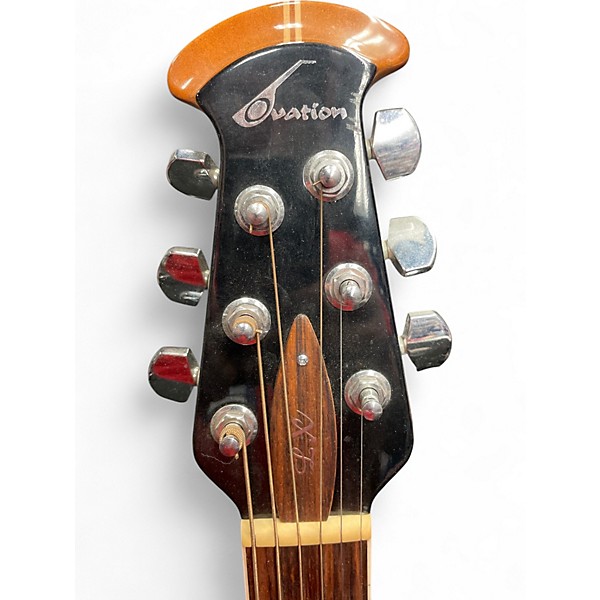 Used Ovation 1771LX STANDARD BALLADEER Cherry Acoustic Electric Guitar