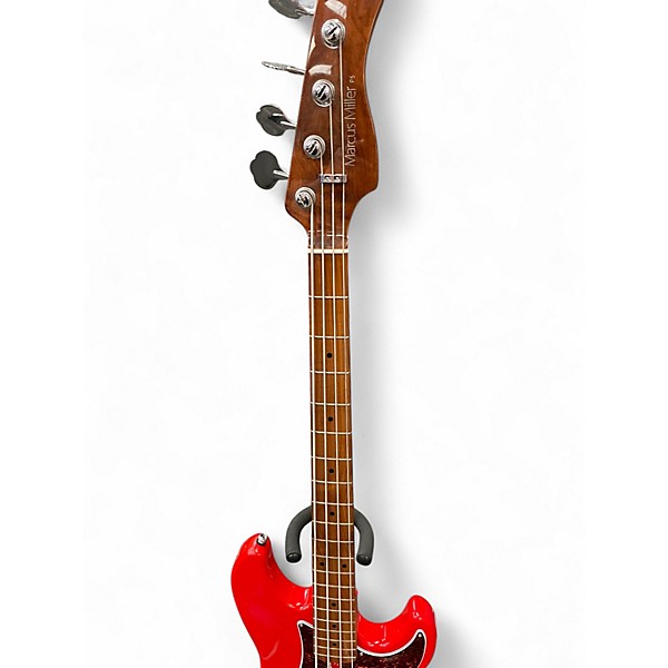 Used Sire Marcus Miller P5 Chrome Red Electric Bass Guitar