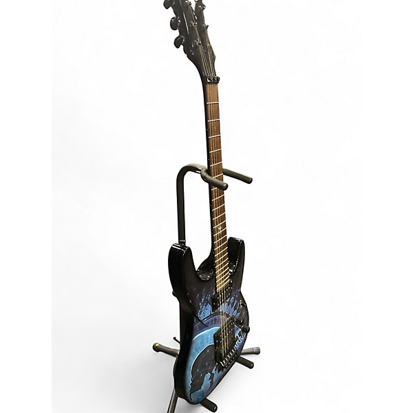 Used Dean Zelinsky BARCHETTA Blue Solid Body Electric Guitar