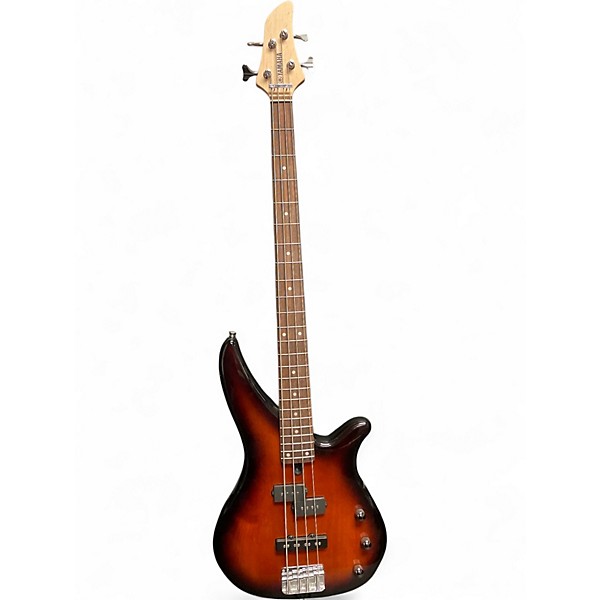 Used Yamaha RBX170 Brown Sunburst Electric Bass Guitar Brown