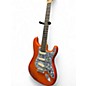 Used 2003 Fender American Deluxe Stratocaster Orange Solid Body Electric Guitar