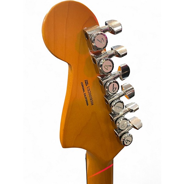 Used 2020 Fender American Ultra Jazzmaster Blue Solid Body Electric Guitar