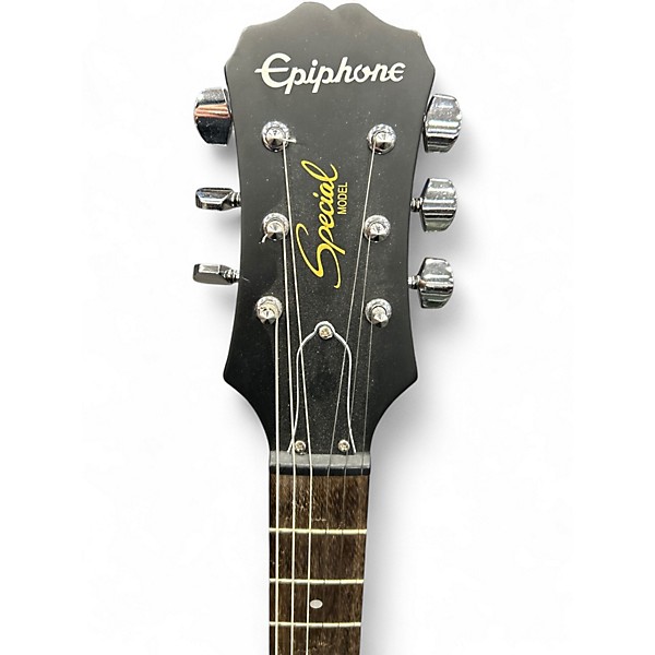 Used Epiphone SPECIAL MODEL Black Solid Body Electric Guitar