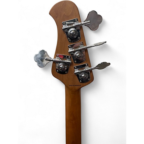 Used Sterling by Music Man Stingray 34HH White Electric Bass Guitar