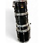 Used Yamaha 5 Piece Stage Custom Advantage Black Drum Kit
