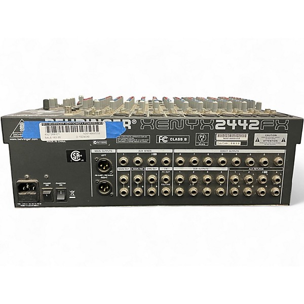 Used Behringer xenyx2442fx Powered Mixer