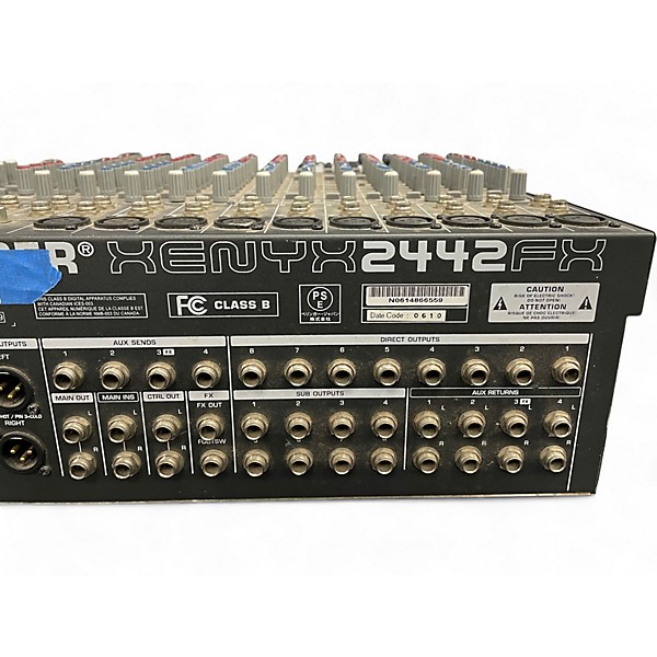 Used Behringer xenyx2442fx Powered Mixer