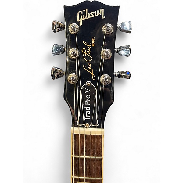 Used Gibson Les Paul Trad Pro V Blueberry Burst Solid Body Electric Guitar
