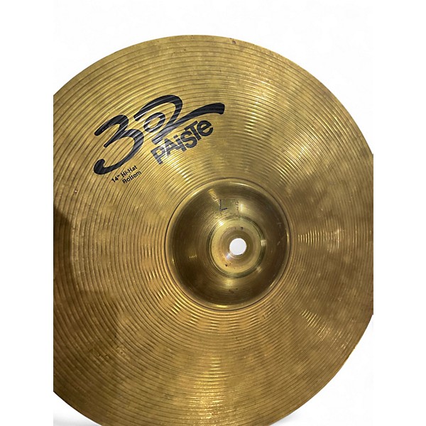 Used Paiste 14in 302 Hi Hat Pair Cymbal