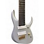 Used Ibanez RGDMS8 Chrome Silver Solid Body Electric Guitar