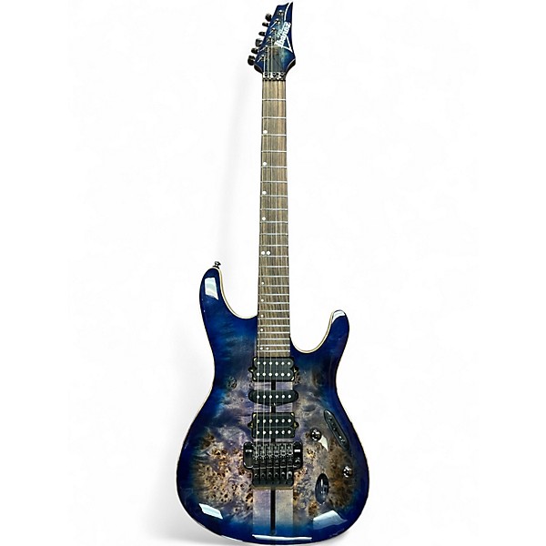 Used Ibanez S1070PBZ Blue Burst Solid Body Electric Guitar