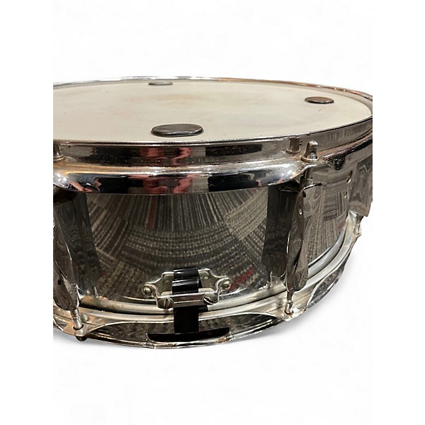 Used Premier 14in Chrome Over Steel Snare Drum Chrome Drum