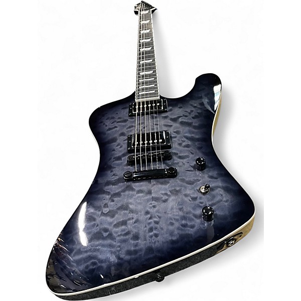 Used ESP LTD Deluxe Gray Solid Body Electric Guitar