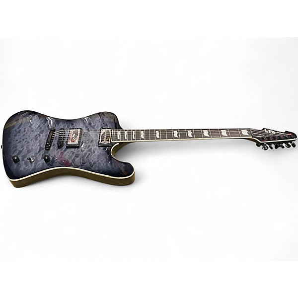 Used ESP LTD Deluxe Gray Solid Body Electric Guitar