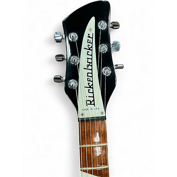 Used Rickenbacker 360 Black Hollow Body Electric Guitar