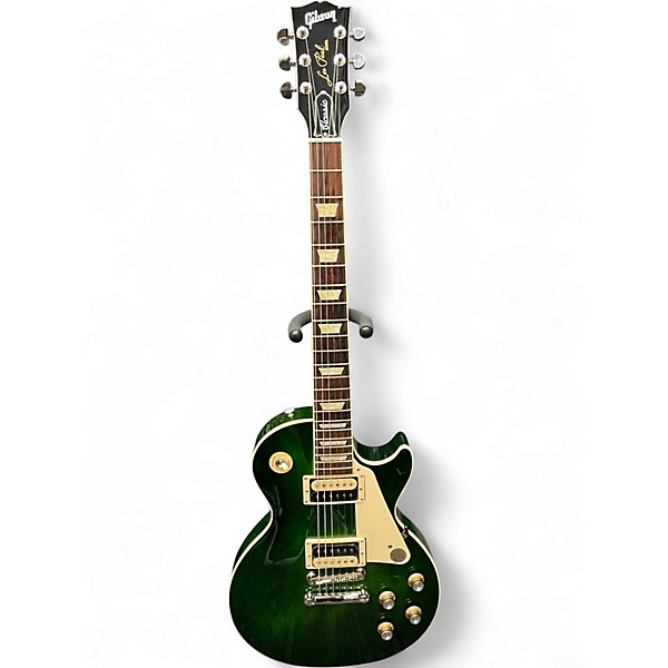 Used 2022 Gibson Les Paul Classic Green Solid Body Electric Guitar