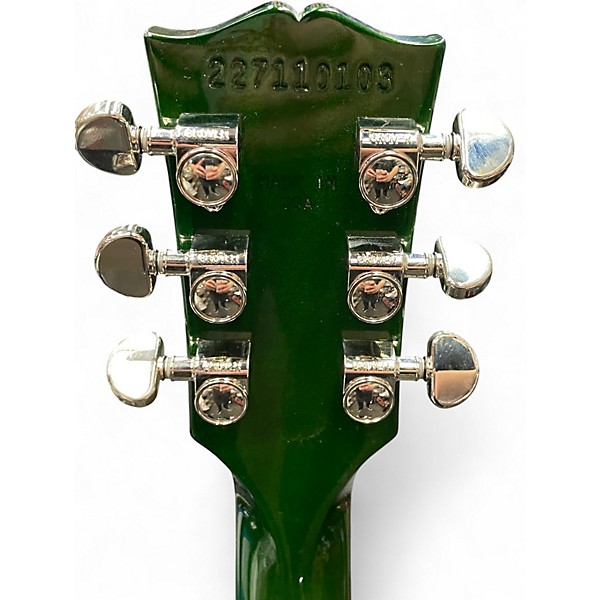 Used 2022 Gibson Les Paul Classic Green Solid Body Electric Guitar