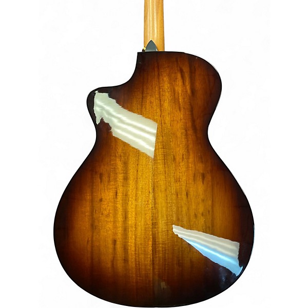 Used Taylor 222ce-K Deluxe Shaded Edge Burst Acoustic Guitar