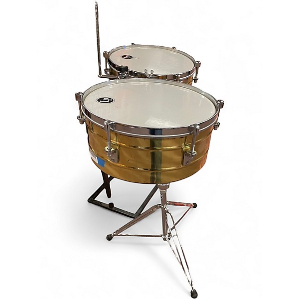 Used LP TITO PUENTES TIMABALES 14" AND 15" Timbales