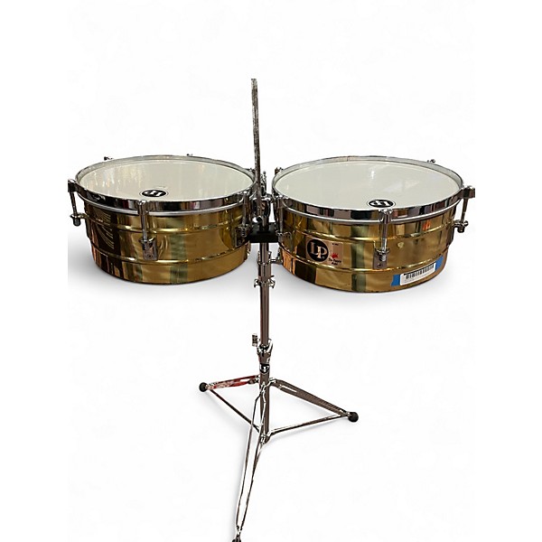 Used LP TITO PUENTES TIMABALES 14" AND 15" Timbales