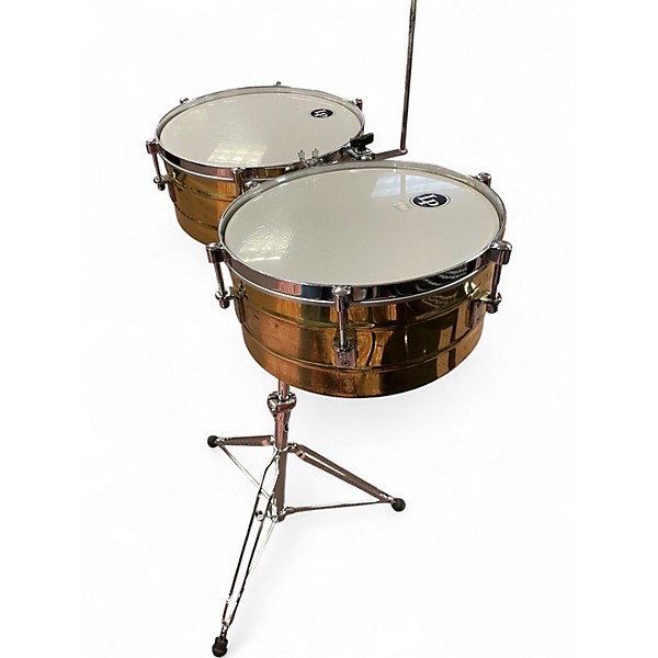 Used LP TITO PUENTES TIMABALES 14" AND 15" Timbales