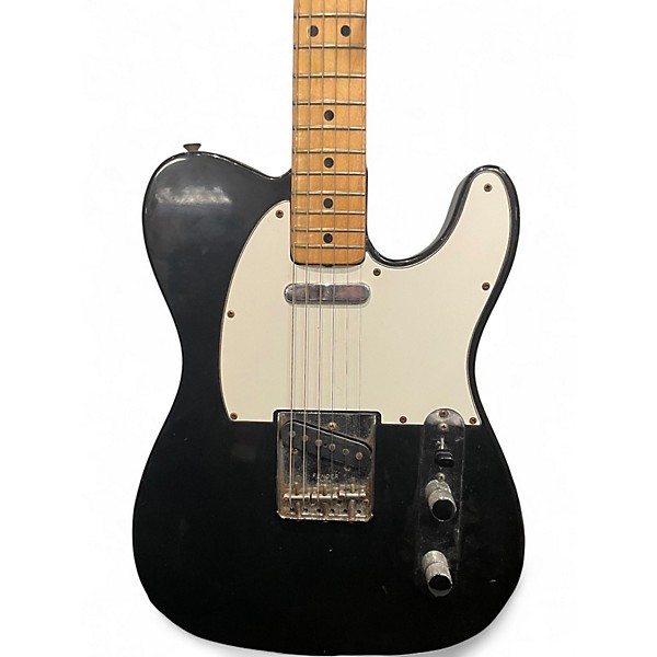 Vintage 1972 Fender Telecaster Black Solid Body Electric Guitar