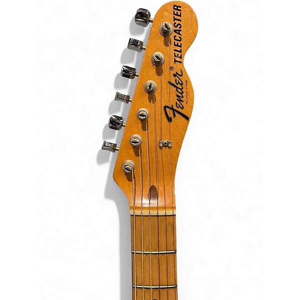 Vintage 1972 Fender Telecaster Black Solid Body Electric Guitar