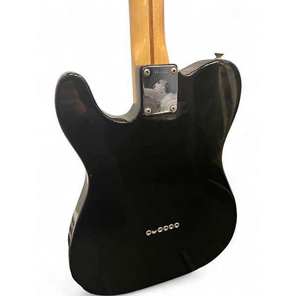 Vintage 1972 Fender Telecaster Black Solid Body Electric Guitar