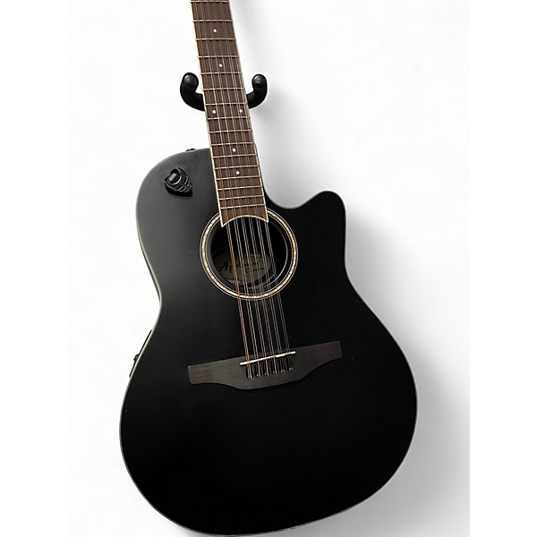 Used Applause 12 string Black 12 String Acoustic Guitar