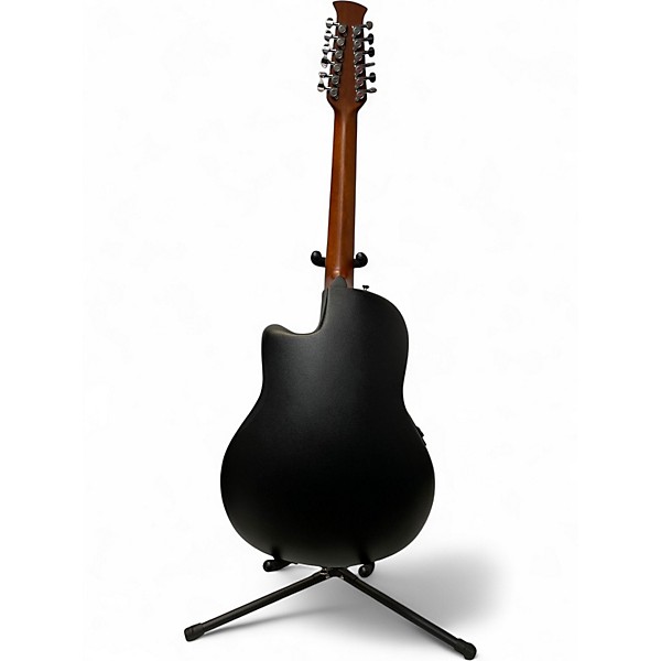 Used Applause 12 string Black 12 String Acoustic Guitar