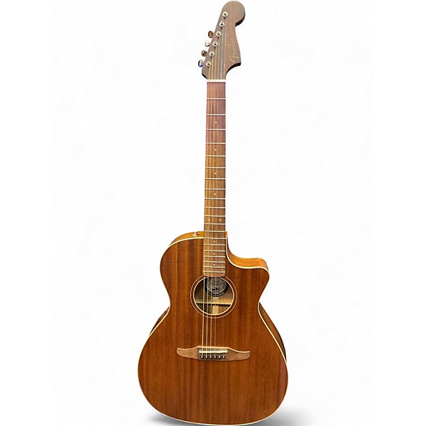 Used Fender newporter special mahogany Acoustic Electric Guitar