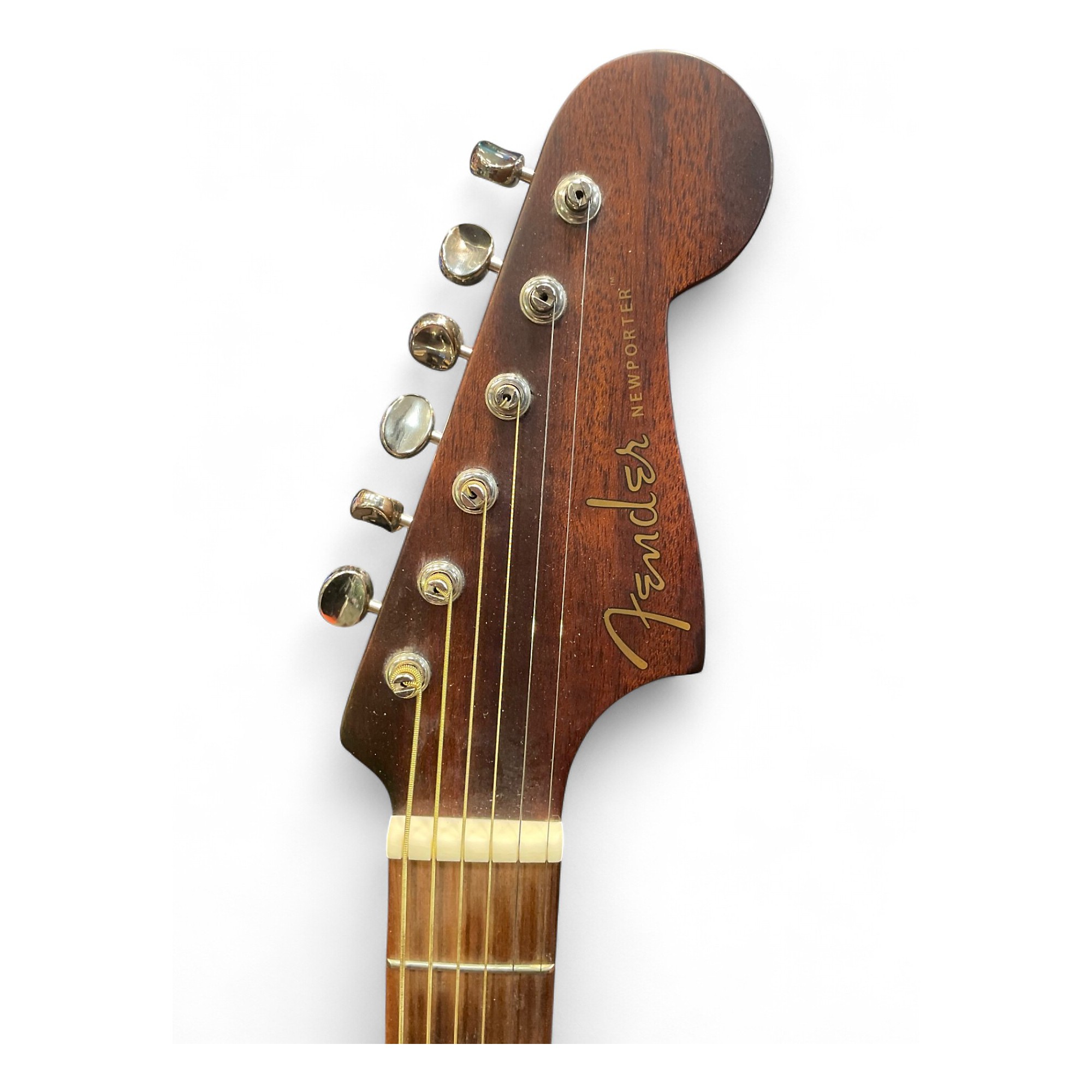 Used Fender newporter special mahogany Acoustic Electric Guitar