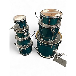 Used TAMA 7 Piece Superstar Classic Blue Drum Kit