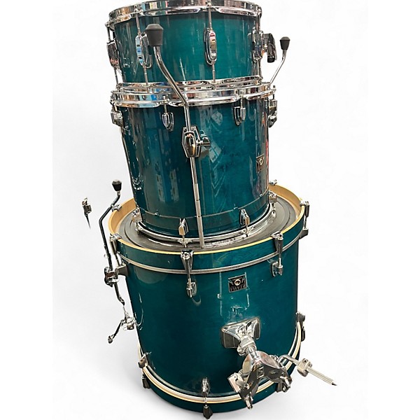 Used TAMA 7 Piece Superstar Classic Blue Drum Kit