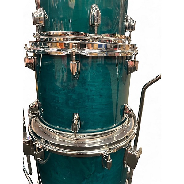 Used TAMA 7 Piece Superstar Classic Blue Drum Kit