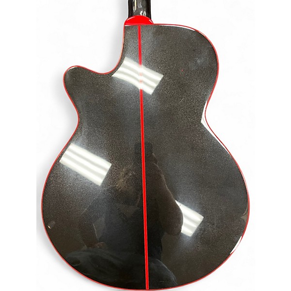 Used Takamine GF49CE-CB Black Acoustic Electric Guitar