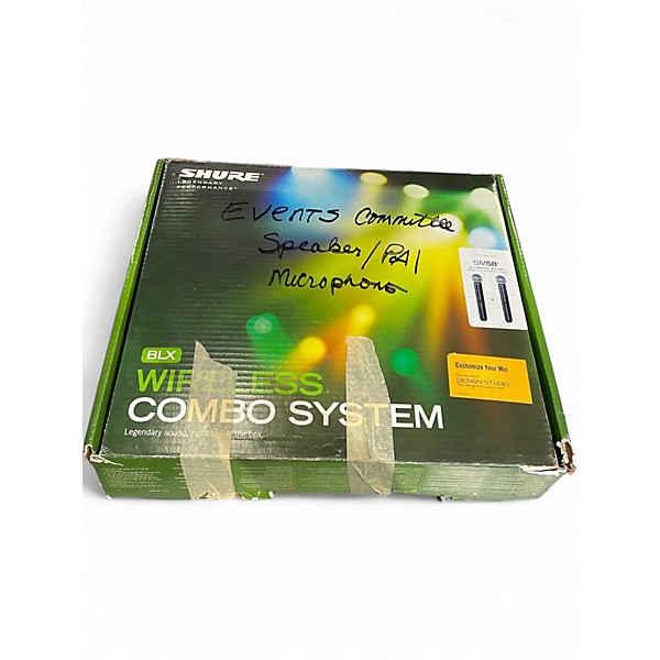 Used Shure BLX288/SM58 Dual Wireless Handheld Wireless System